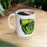 Twin Turbo Ceramic Coffee Mug 11oz