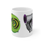 Twin Turbo Ceramic Coffee Mug 11oz