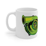 Twin Turbo Ceramic Coffee Mug 11oz