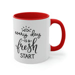 Fresh Start! Accent Coffee Mug 11oz