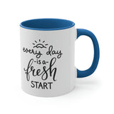 Fresh Start! Accent Coffee Mug 11oz