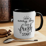 Fresh Start! Accent Coffee Mug 11oz