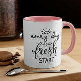 Fresh Start! Accent Coffee Mug 11oz