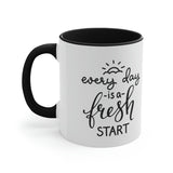 Fresh Start! Accent Coffee Mug 11oz