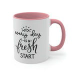 Fresh Start! Accent Coffee Mug 11oz