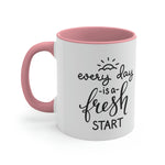 Fresh Start! Accent Coffee Mug 11oz