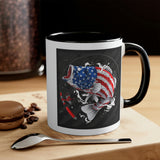 American Bass Fish! Accent Coffee Mug 11oz