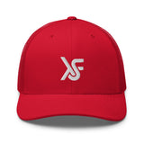 Red/Trucker Cap Embroidered Logo