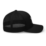 Black/Trucker Cap Embroidered Logo