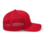 Red/Trucker Cap Embroidered Logo