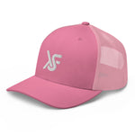 Sexy Pink/ Trucker Cap Embroidered Logo