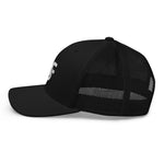 Black/Trucker Cap Embroidered Logo