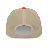 Rustic Orange/Khaki Trucker Cap Embroidered Logo