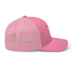 Sexy Pink/ Trucker Cap Embroidered Logo