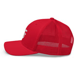 Red/Trucker Cap Embroidered Logo